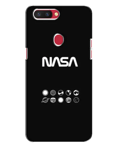 Чехол для OPPO R11s с картинкой «NASA — технический принт»