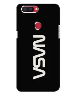 Чехол для OPPO R11s с картинкой «NASA — вертикальный логотип»