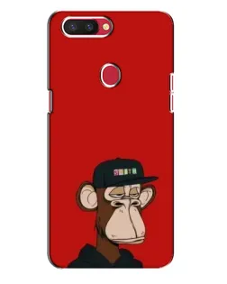 Чехол для OPPO R11s с картинкой «Bored Ape — красный фон» Чехол для OPPO R11s с картинкой «Bored Ape — красный фон»