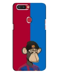 Чехол для OPPO R11s с картинкой «Bored Ape — фанат Барсы»
