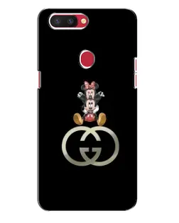 Чехол для OPPO R11s с картинкой «Минни Маус на лого»