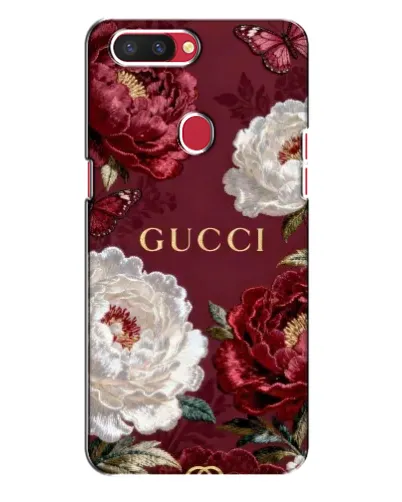 Чехол для OPPO R11s с картинкой «Gucci — бордовые розы» Чехол для OPPO R11s с картинкой «Gucci — бордовые розы»