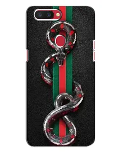 Чехол для OPPO R11s с картинкой «Gucci — змея на полосе»