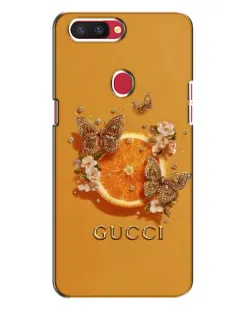 Чехол для OPPO R11s с картинкой «Gucci — золотые бабочки»