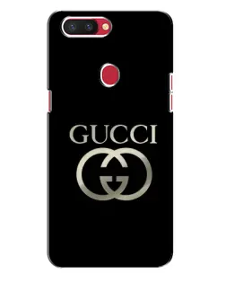 Чехол для OPPO R11s с картинкой «Gucci — золото на черном»