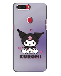 Чохол для OPPO R11s з картинкою «Kuromi — фіолетовий арт»
