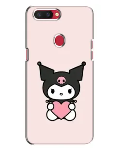 Чохол для OPPO R11s з картинкою «Kuromi та серце»