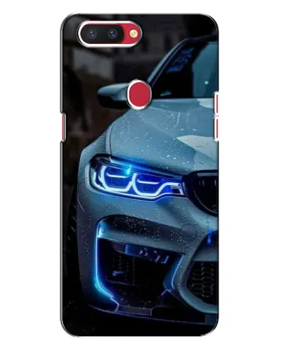 Чехол для OPPO R11s с картинкой «Взгляд BMW с синими фарами»