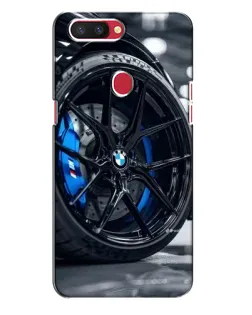 Чехол для OPPO R11s с картинкой «Колесо BMW вблизи»