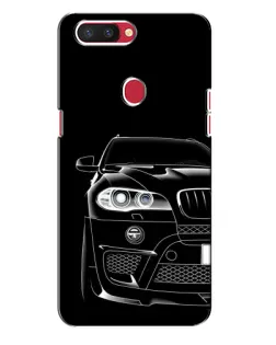 Чехол для OPPO R11s с картинкой «Темный силуэт BMW»
