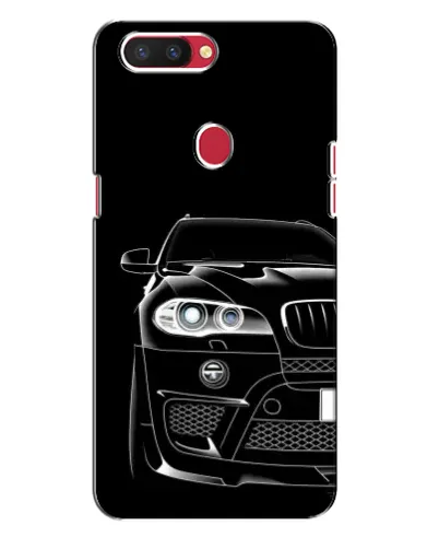 Чехол для OPPO R11s с картинкой «Темный силуэт BMW»
