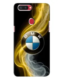 Чехол для OPPO R11s с картинкой «Золотистый дым BMW»