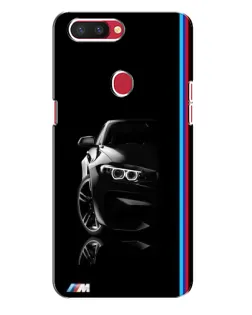 Чехол для OPPO R11s с картинкой «Силуэт BMW в темноте»
