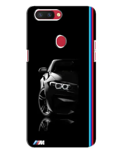 Чехол для OPPO R11s с картинкой «Силуэт BMW в темноте»