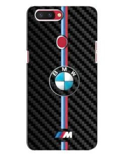 Чехол для OPPO R11s с картинкой «Эмблема BMW и карбон»