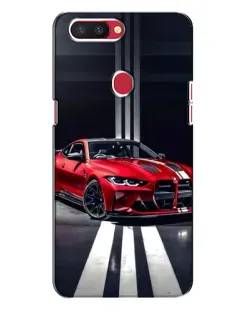Чехол для OPPO R11s с картинкой «Красная BMW на дороге»