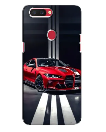 Чехол для OPPO R11s с картинкой «Красная BMW на дороге»