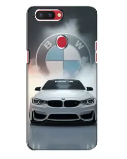 Чехол для OPPO R11s с картинкой «BMW в белом дыму»