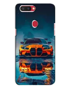 Чехол для OPPO R11s с картинкой «BMW — золотая эмблема»