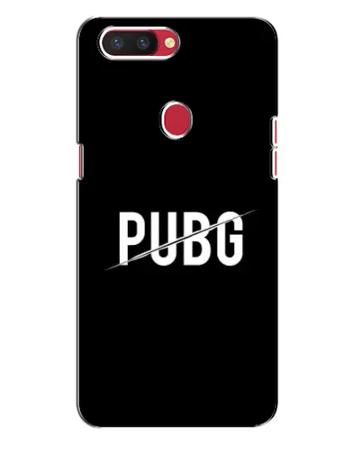 Чехол для OPPO R11s с картинкой «PUBG — белый логотип»