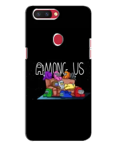 Чехол для OPPO R11s с картинкой «Логотип Among Us»
