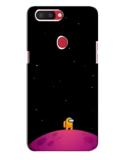 Чехол для OPPO R11s с картинкой «Одинокий герой на планете»