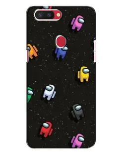 Чехол для OPPO R11s с картинкой «Космический паттерн Among Us»