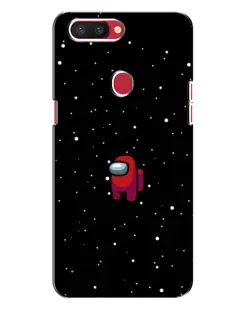 Чехол для OPPO R11s с картинкой «Красный Among Us»