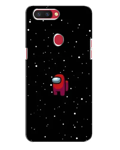 Чехол для OPPO R11s с картинкой «Красный Among Us»