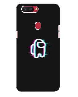 Чехол для OPPO R11s с картинкой «Among Us неон»