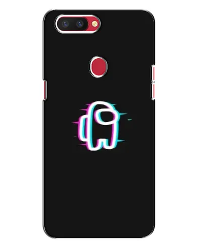 Чехол для OPPO R11s с картинкой «Among Us неон»