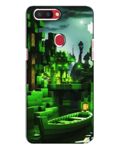 Чехол для OPPO R11s с картинкой «Minecraft лесной пейзаж»