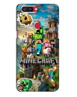 Чехол для OPPO R11s с картинкой «Замок Minecraft»