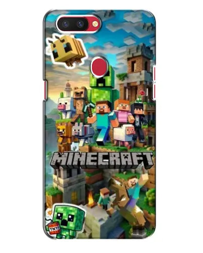 Чехол для OPPO R11s с картинкой «Замок Minecraft»