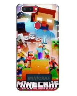 Чехол для OPPO R11s с картинкой «Minecraft герои игры»