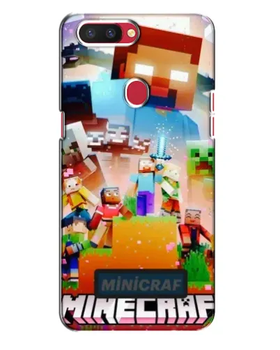 Чехол для OPPO R11s с картинкой «Minecraft герои игры»