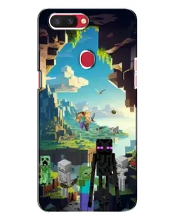 Чехол для OPPO R11s с картинкой «Эндермен в лесу» Чехол для OPPO R11s с картинкой «Эндермен в лесу»