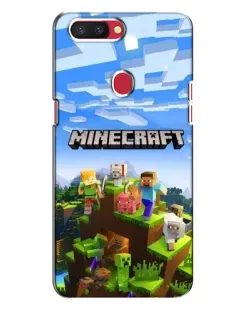 Чехол для OPPO R11s с картинкой «Minecraft классический мир» Чехол для OPPO R11s с картинкой «Minecraft классический мир»