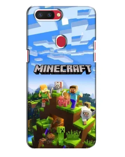 Чехол для OPPO R11s с картинкой «Minecraft классический мир»