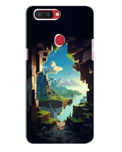 Чехол для OPPO R11s с картинкой «Вид из пещеры»