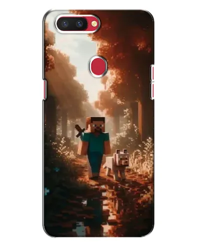 Чехол для OPPO R11s с картинкой «Стив в лесу»