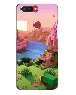 Чехол для OPPO R11s с картинкой «Розовое дерево Minecraft» Чехол для OPPO R11s с картинкой «Розовое дерево Minecraft»