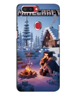 Чехол для OPPO R11s с картинкой «Зимний Minecraft» Чехол для OPPO R11s с картинкой «Зимний Minecraft»