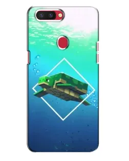 Чехол для OPPO R11s с картинкой «Черепаха Minecraft» Чехол для OPPO R11s с картинкой «Черепаха Minecraft»