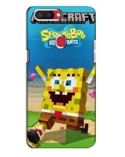 Чехол для OPPO R11s с картинкой «Губка Боб Minecraft» Чехол для OPPO R11s с картинкой «Губка Боб Minecraft»