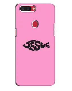 Чехол для OPPO R11s с картинкой «Розовый символ  Jesus»