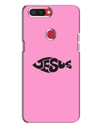 Чехол для OPPO R11s с картинкой «Розовый символ  Jesus»