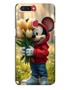 Чехол для OPPO R11s с картинкой «Микки с тюльпанами»
