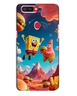 Чехол для OPPO R11s с картинкой «Космический фастфуд»