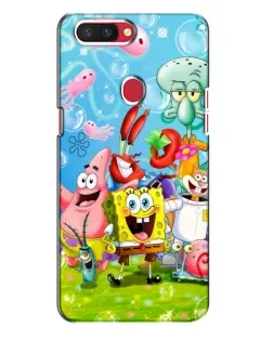 Чехол для OPPO R11s с картинкой «Губка Боб и друзья» Чехол для OPPO R11s с картинкой «Губка Боб и друзья»